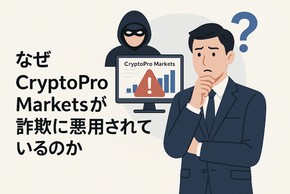 なぜCryptoPro Marketsが詐欺に悪用されているのか