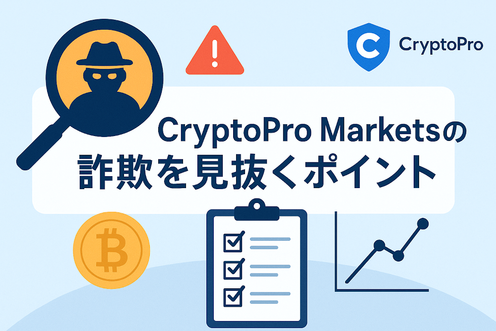 CryptoPro Marketsの詐欺を見抜くポイント