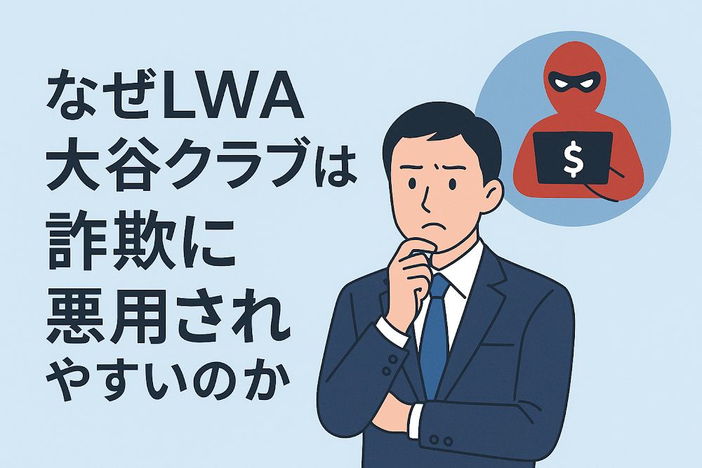 なぜLWA大谷クラブは詐欺に悪用されやすいのか