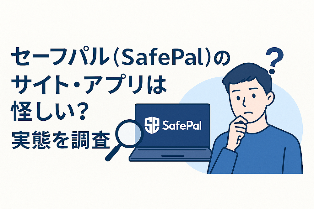 セーフパル（SafePal）のサイト・アプリは怪しい？実態を調査