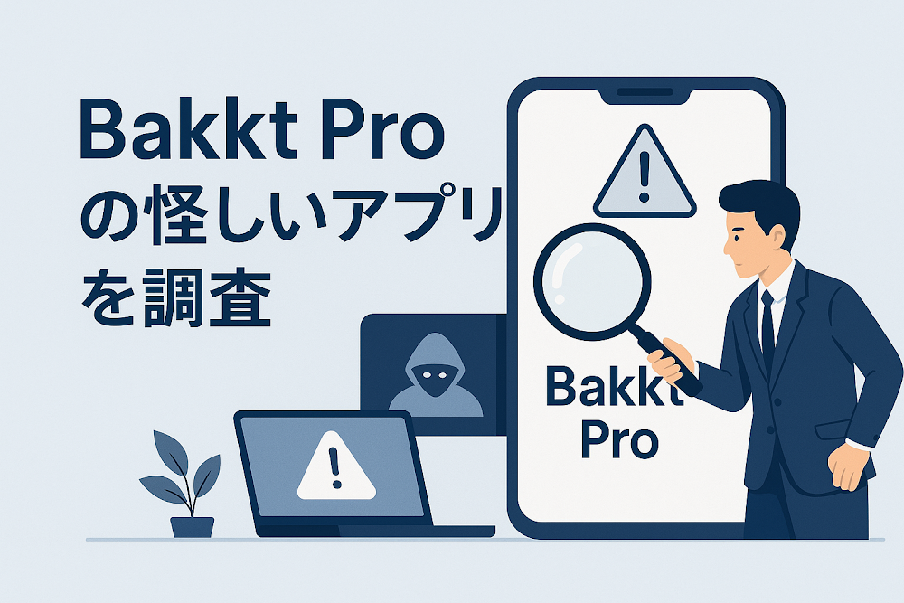 Bakkt Proの怪しいアプリを調査