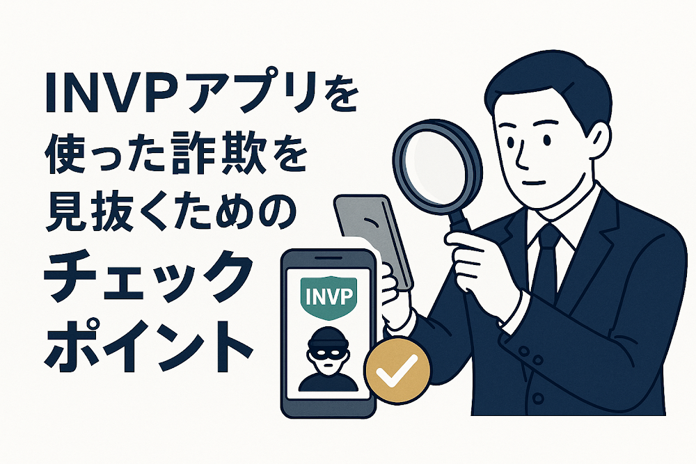 INVPアプリを使った詐欺を見抜くためのチェックポイント