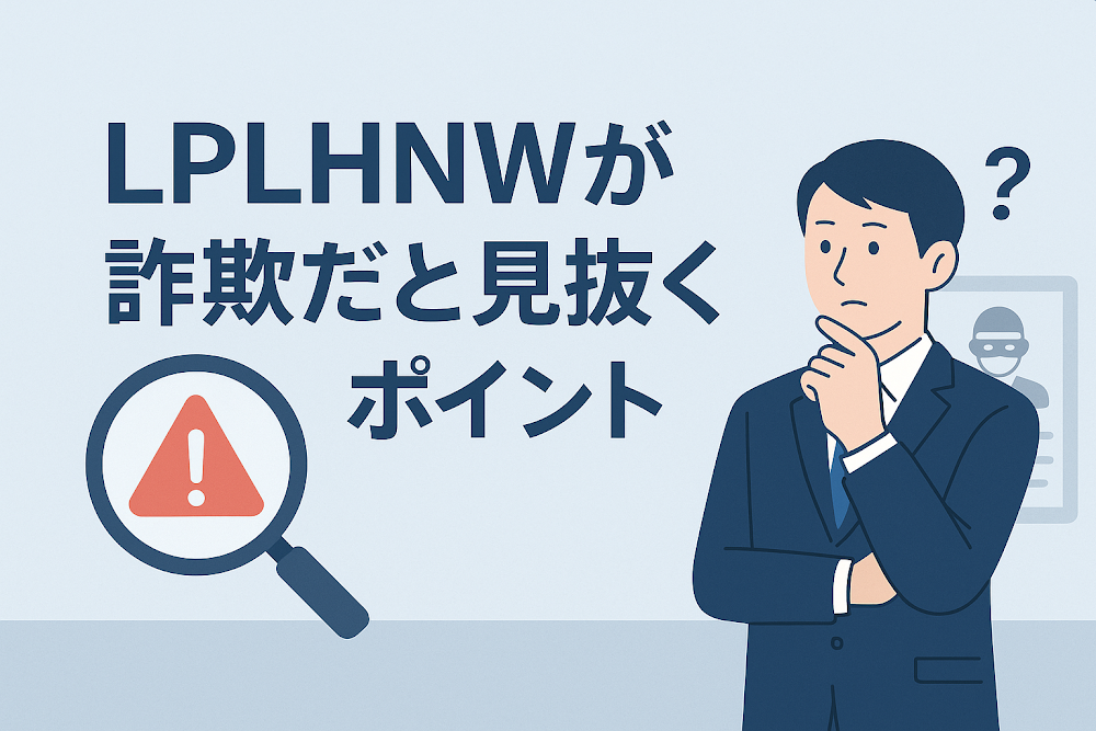 LPLHNWが詐欺だと見抜くポイント