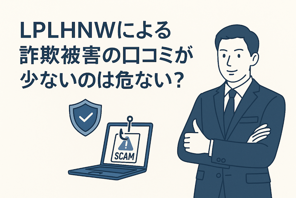 LPLHNWによる詐欺被害の口コミが少ないのは危ない?