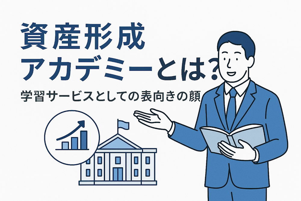 資産形成アカデミーとは?学習サービスとしての表向きの顔