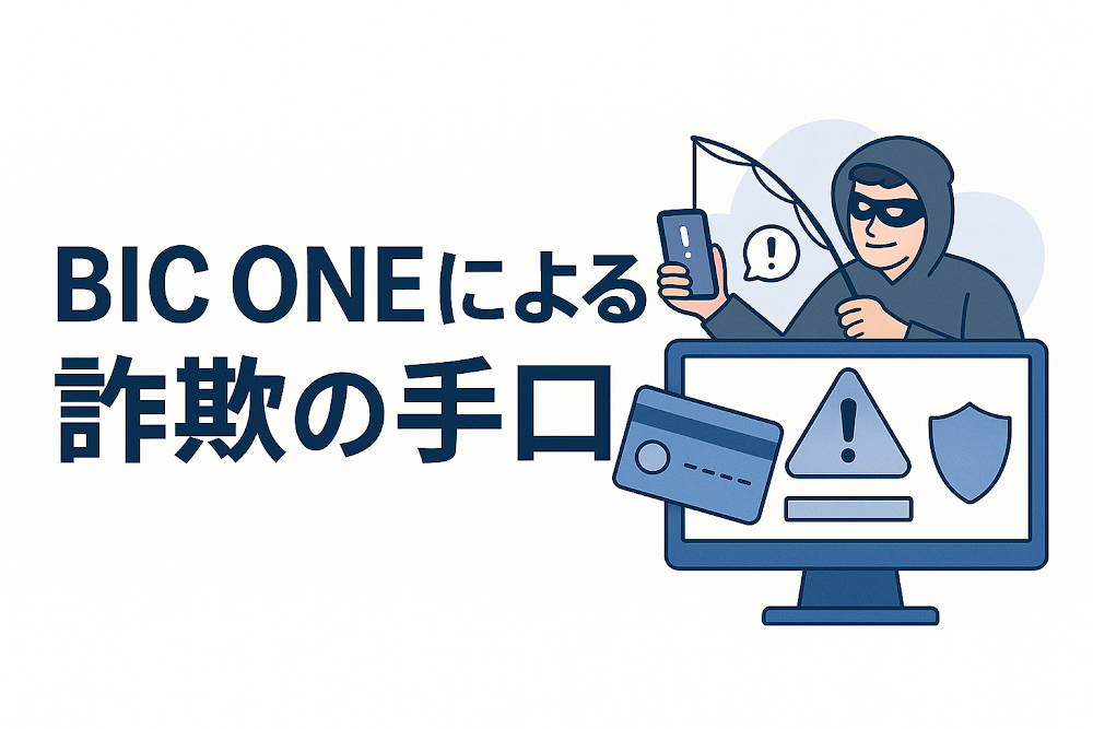 BIC ONEによる詐欺の手口