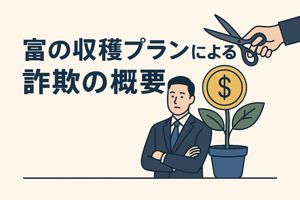 富の収穫プランによる詐欺の概要