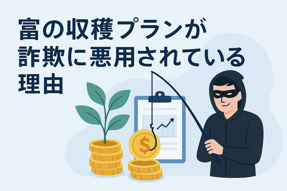 富の収穫プランが詐欺に悪用されている理由