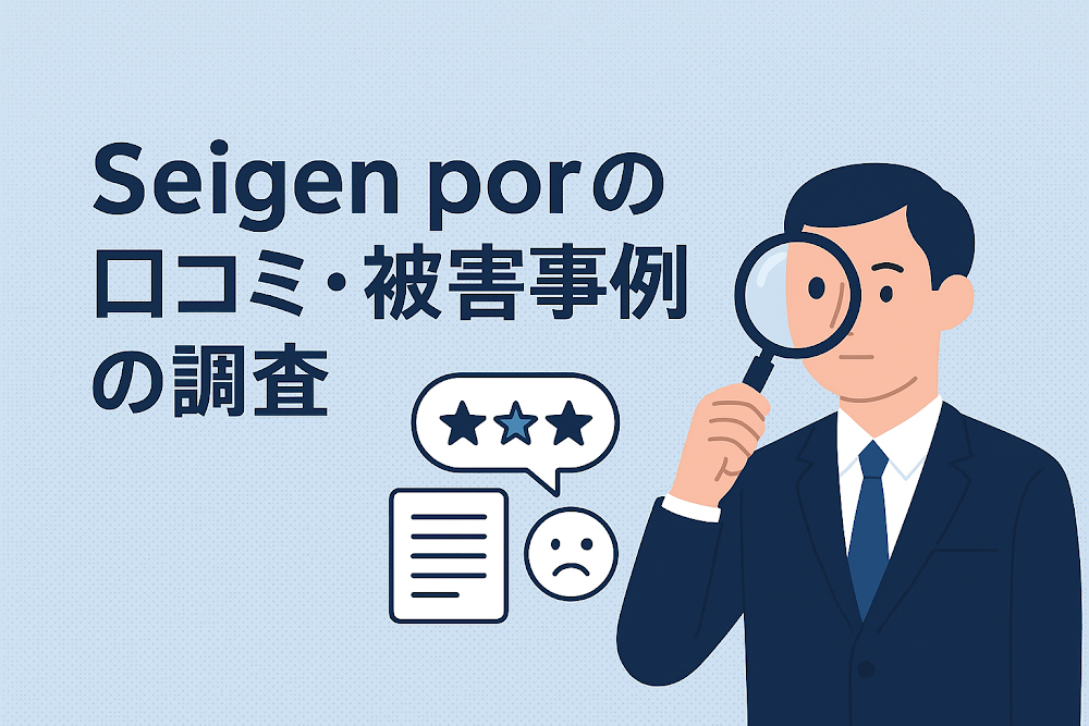 Seigen porの口コミ・被害事例の調査