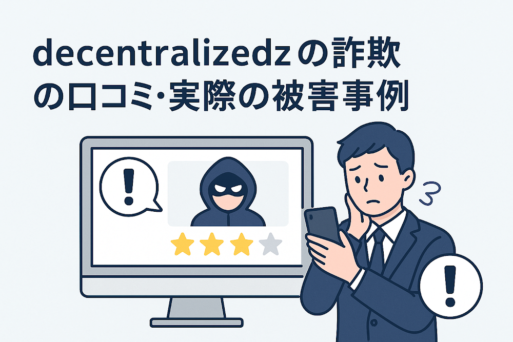decentralizedzの詐欺の口コミ・実際の被害事例