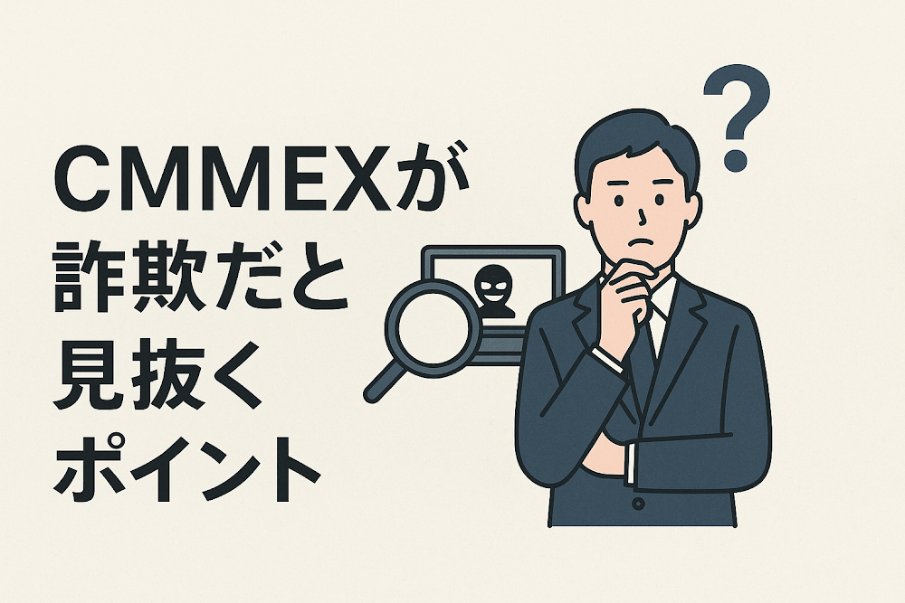 CMMEXが詐欺だと見抜くポイント