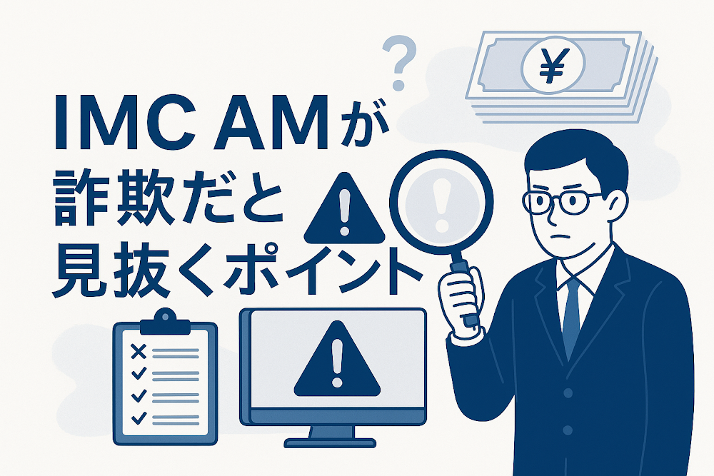 IMC AMが詐欺だと見抜くポイント