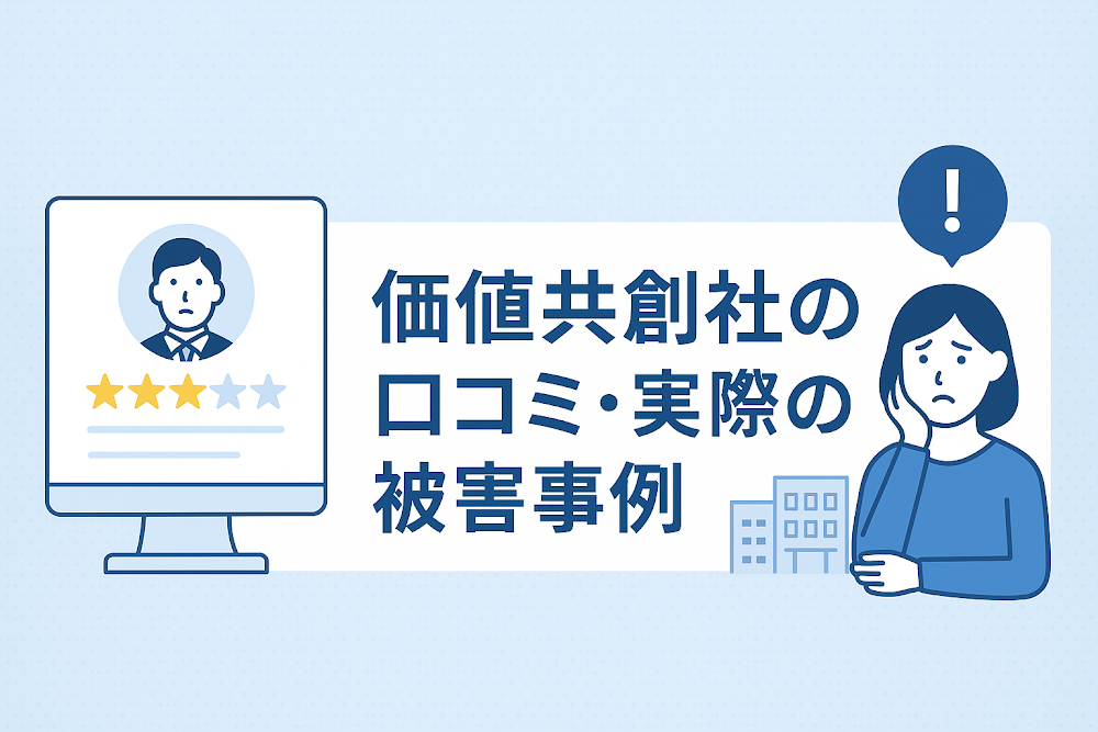 価値共創社の口コミ・実際の被害事例