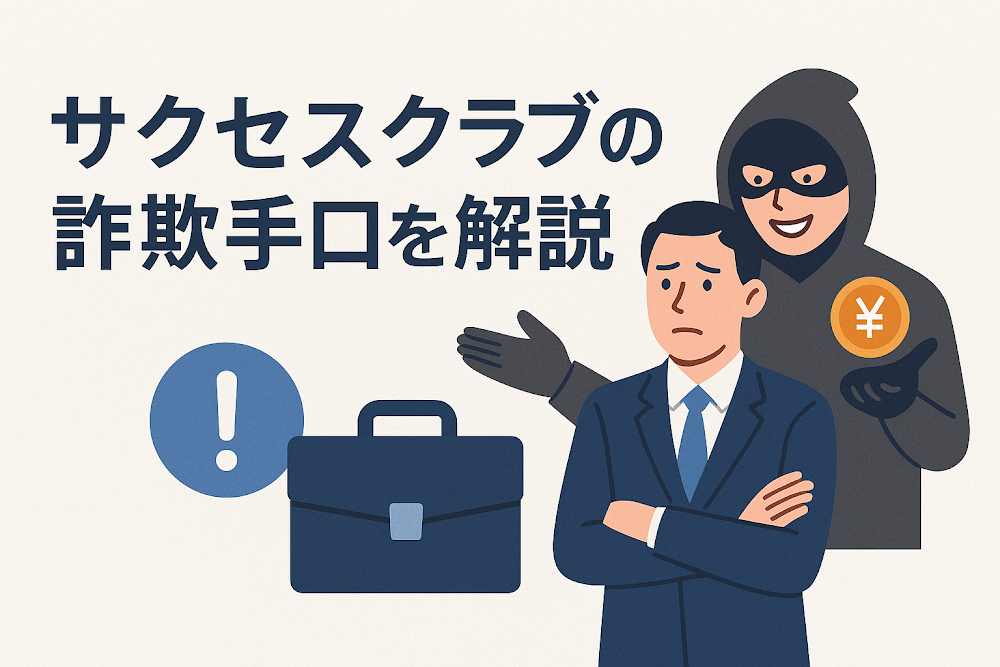 サクセスクラブの詐欺手口を解説