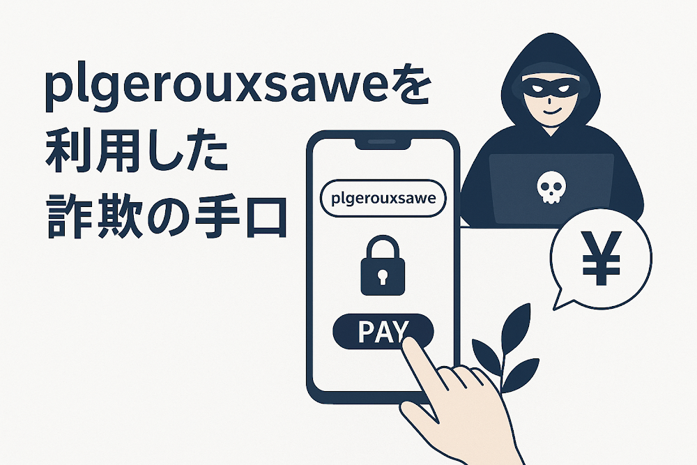 plgerouxsaweを利用した詐欺の手口