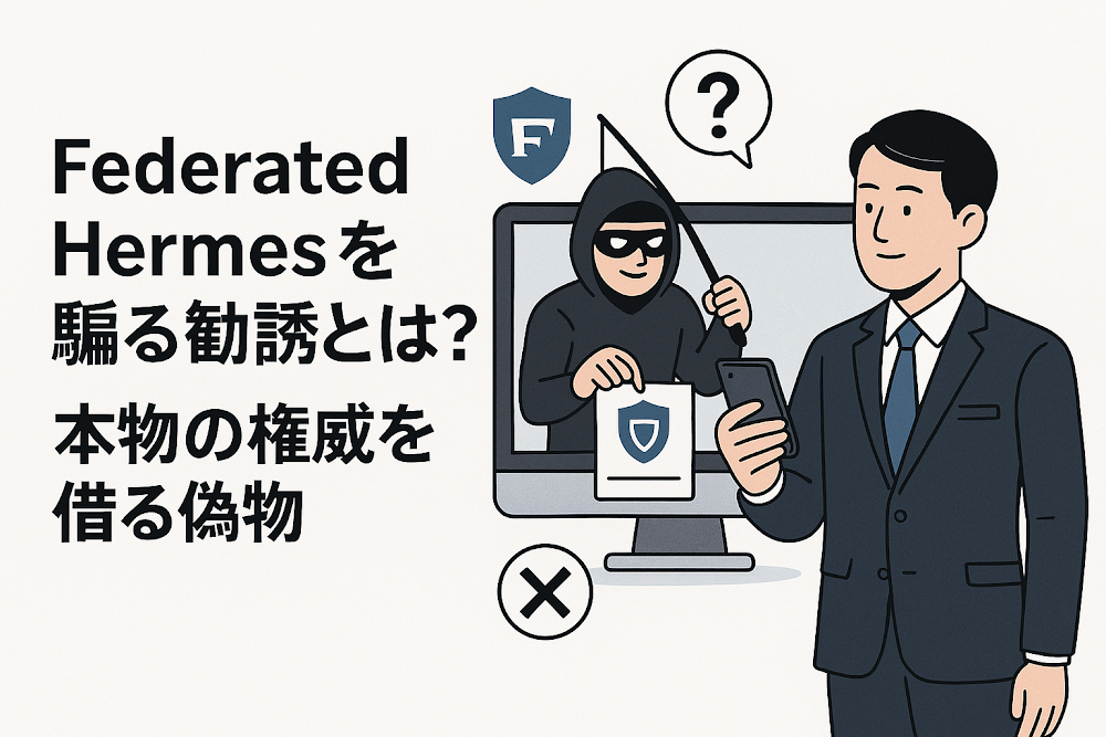 Federated Hermesを騙る勧誘とは？本物の権威を借る偽物