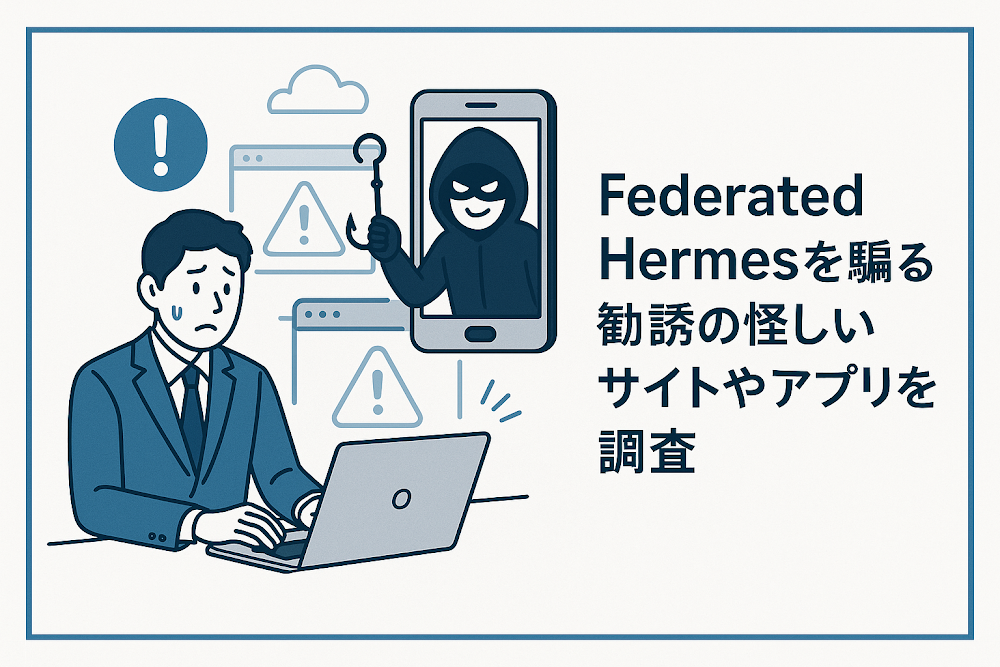Federated Hermesを騙る勧誘の怪しいサイトやアプリを調査