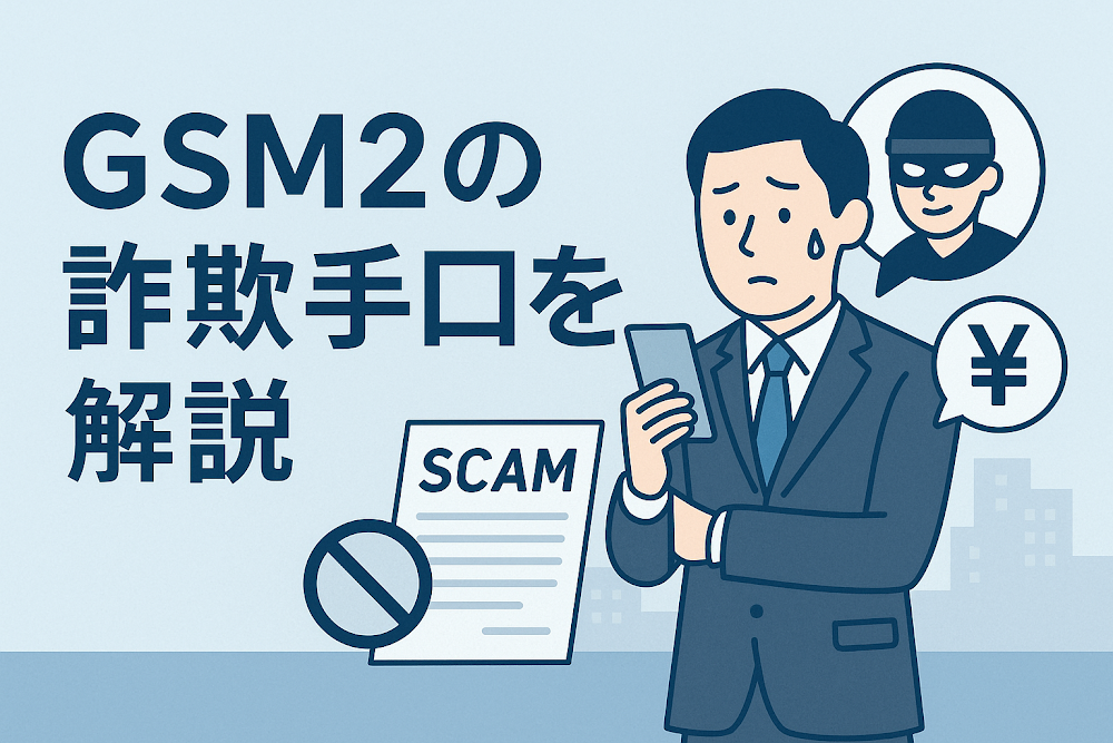 GSM2の詐欺手口を解説