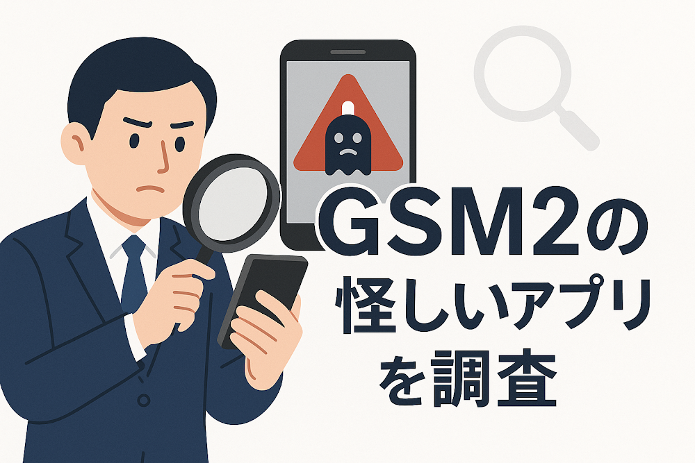 GSM2の怪しいアプリを調査
