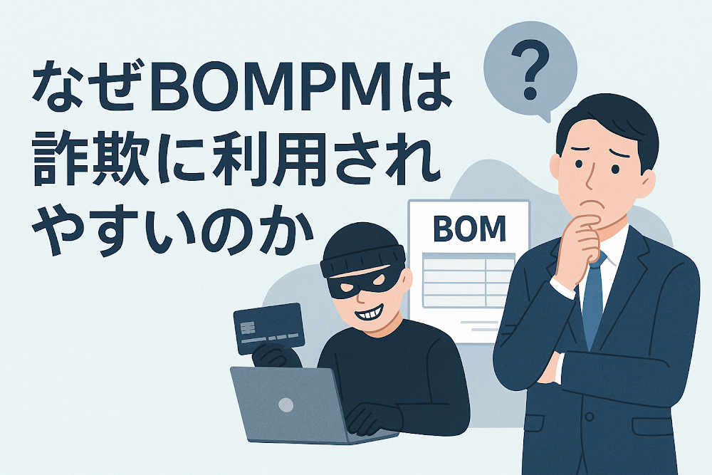 なぜBOMPMは詐欺に利用されやすいのか