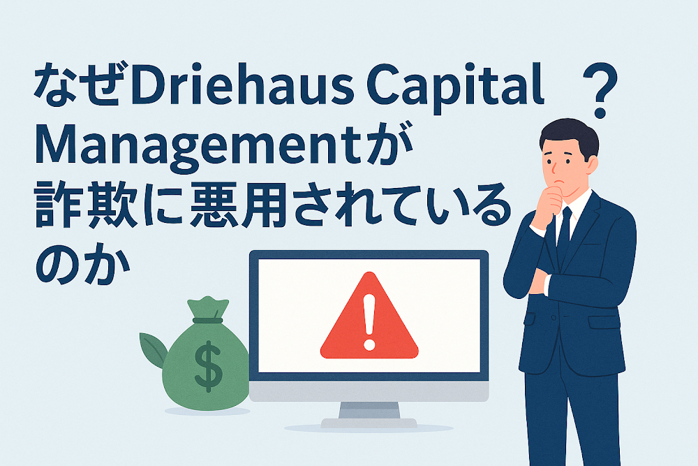 なぜDriehaus Capital Managementが詐欺に悪用されているのか