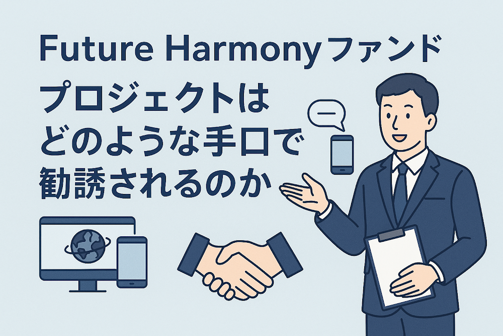 Future Harmonyファンド プロジェクトはどのような手口で勧誘されるのか
