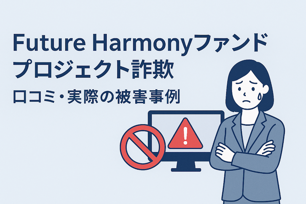 Future Harmonyファンドプロジェクト詐欺の口コミ・実際の被害事例