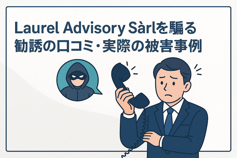 Laurel Advisory Sàrlを騙る勧誘の口コミ・実際の被害事例