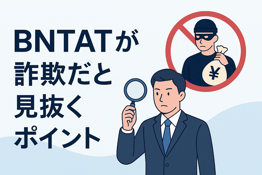 BNTATが詐欺だと見抜くポイント