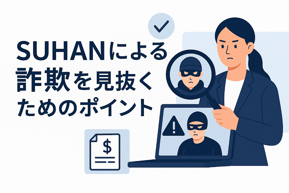 SUHANによる詐欺を見抜くためのポイント