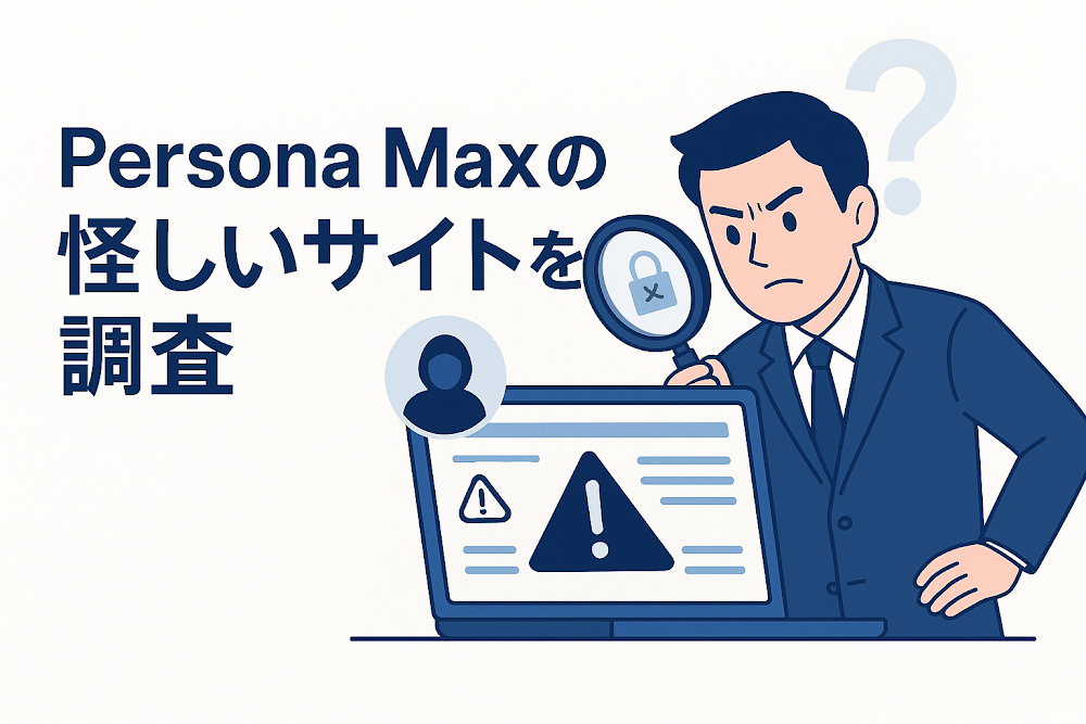 Persona Maxの怪しいサイトを調査