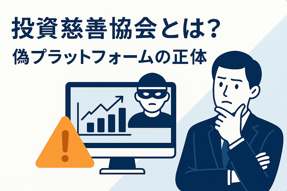 投資慈善協会とは?偽プラットフォームの正体