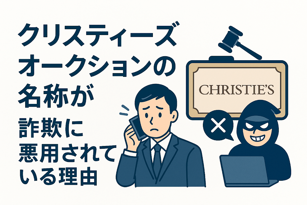 クリスティーズオークションの名称が詐欺に悪用されている理由