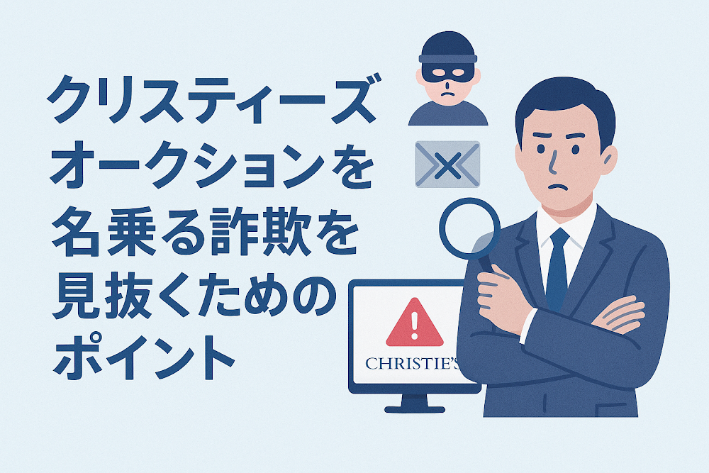 クリスティーズオークションを名乗る詐欺を見抜くためのポイント