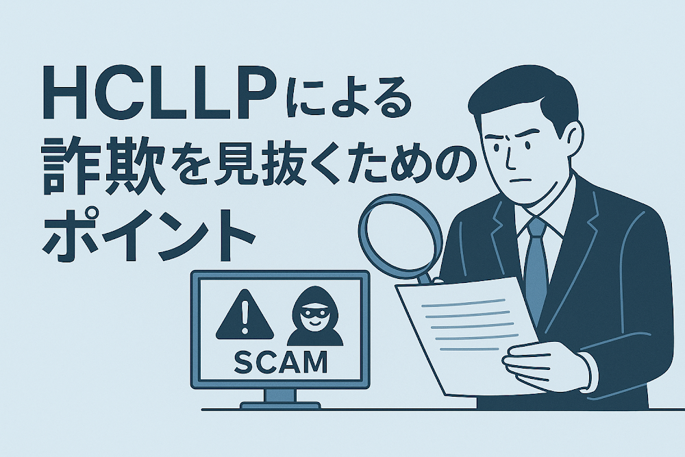 HCLLPによる詐欺を見抜くためのポイント