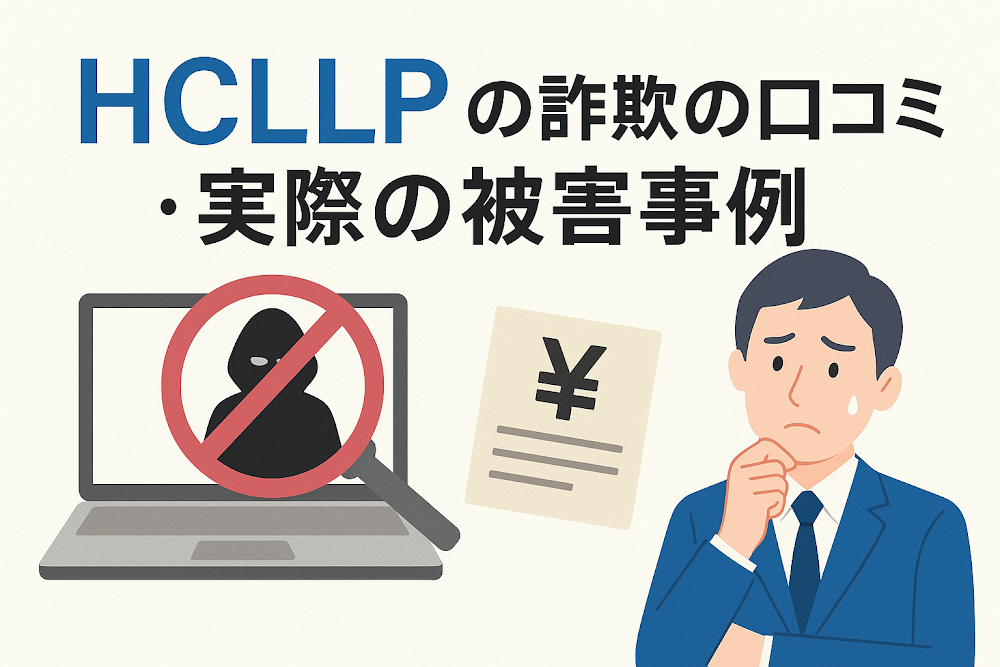 HCLLPの詐欺の口コミ・実際の被害事例