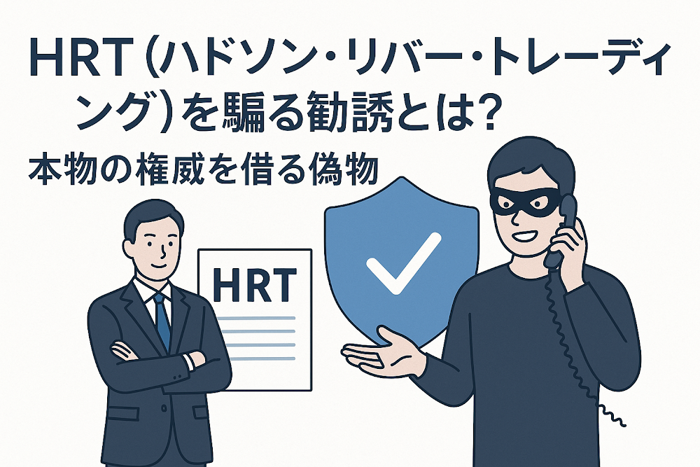HRT（ハドソン・リバー・トレーディング）を騙る勧誘とは？本物の権威を借る偽物