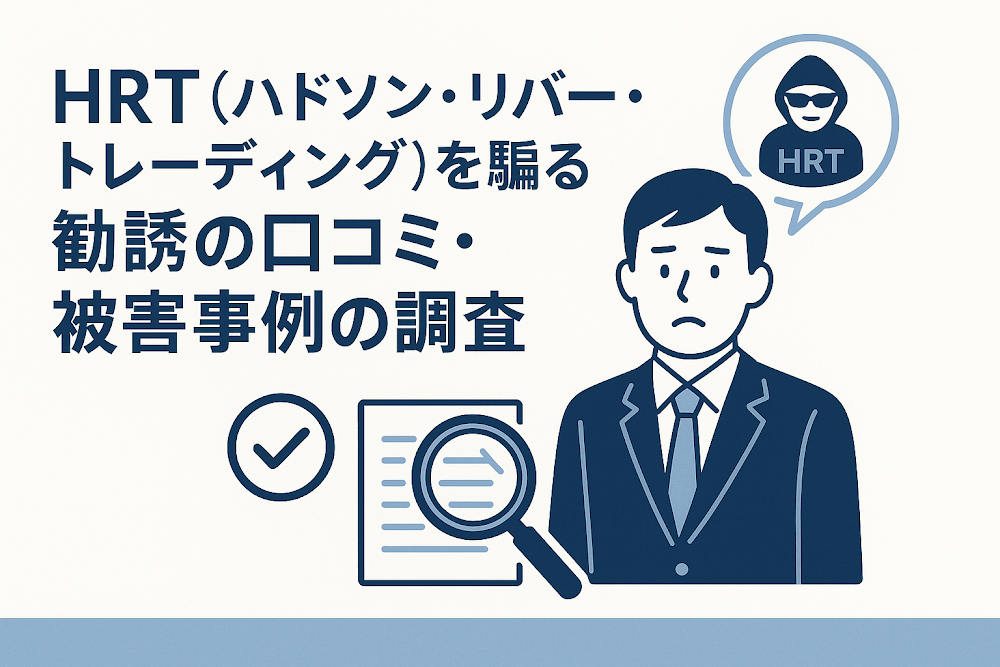 HRT（ハドソン・リバー・トレーディング）を騙る勧誘の口コミ・被害事例の調査