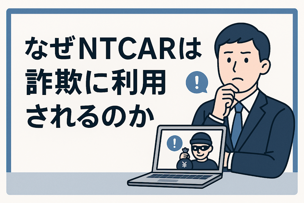 なぜNTCARは詐欺に利用されるのか