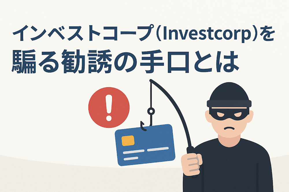 インベストコープ（Investcorp）を騙る勧誘の手口とは