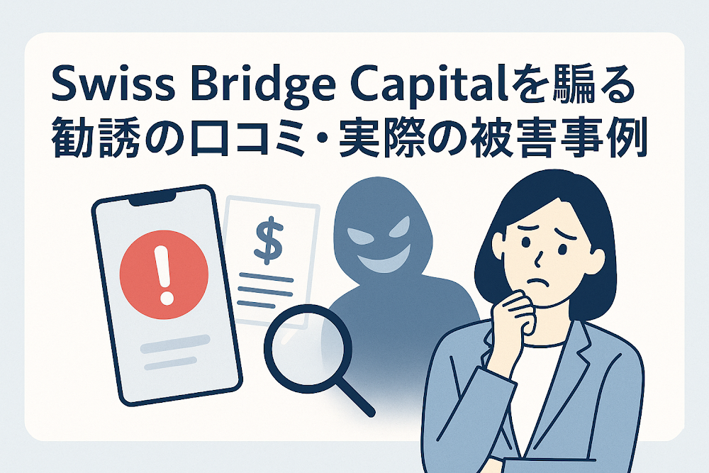 Swiss Bridge Capitalを騙る勧誘の口コミ・実際の被害事例