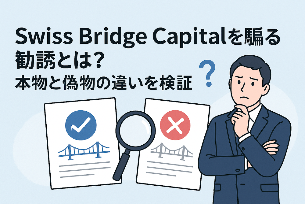 Swiss Bridge Capitalを騙る勧誘とは？本物と偽物の違いを検証