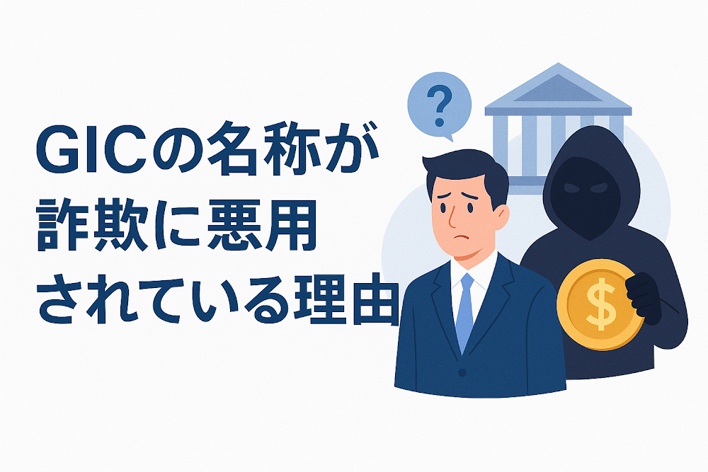 GICの名称が詐欺に悪用されている理由
