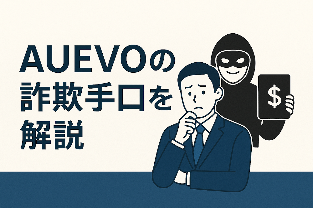 AUEVOの詐欺手口を解説