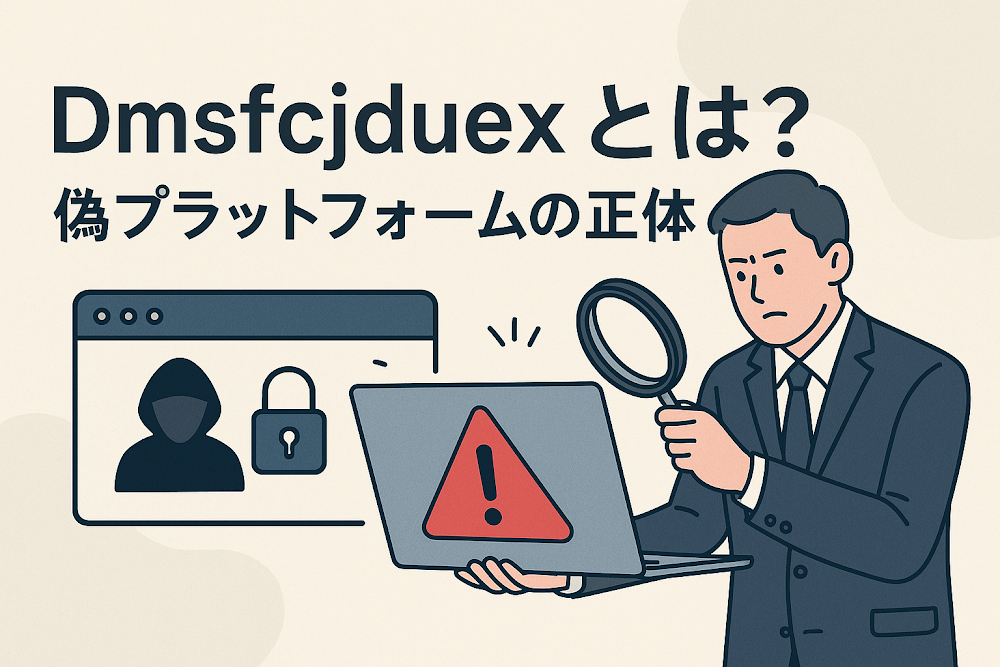 Dmsfcjduexとは？偽プラットフォームの正体