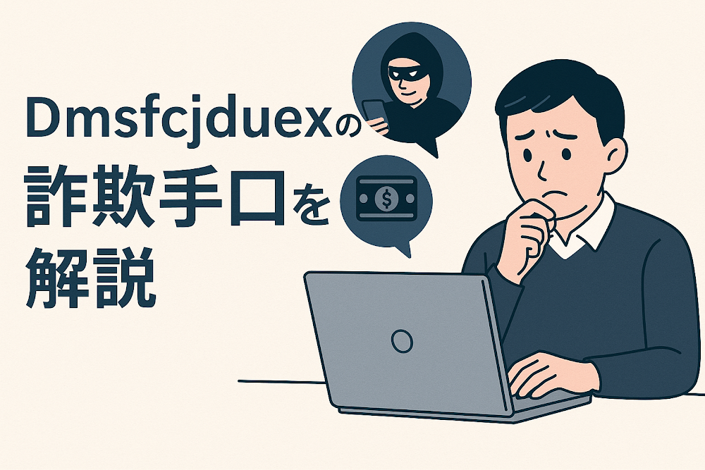 Dmsfcjduexの詐欺手口を解説