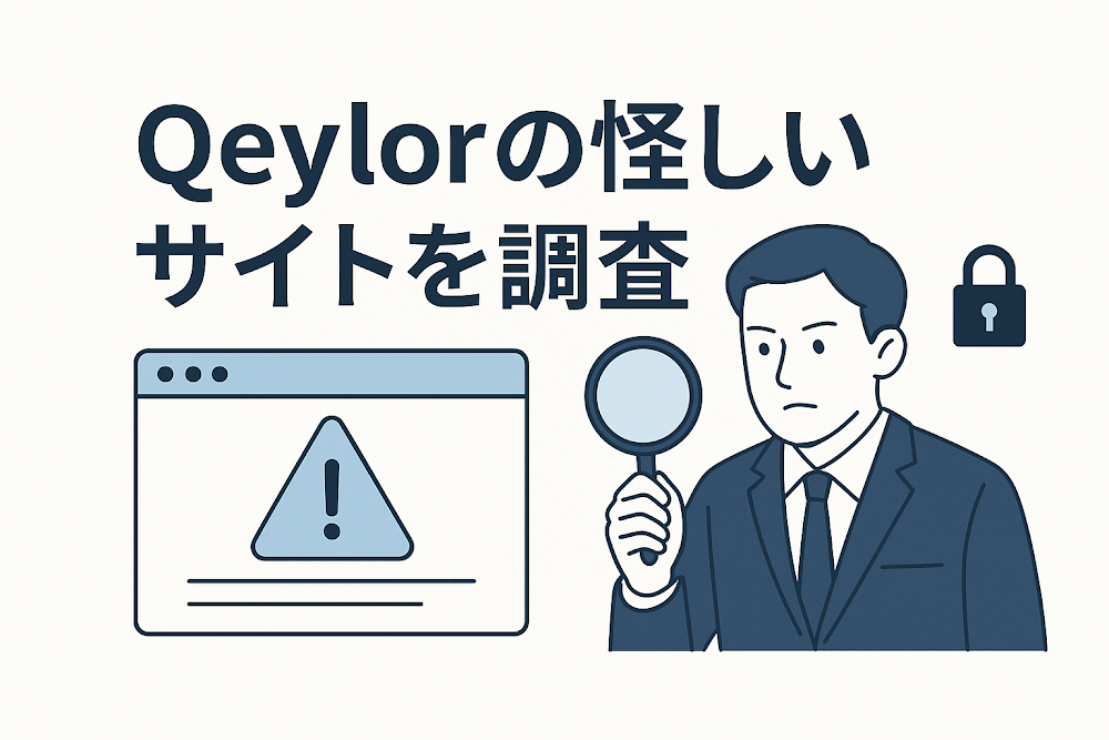 Qeylorの怪しいサイトを調査