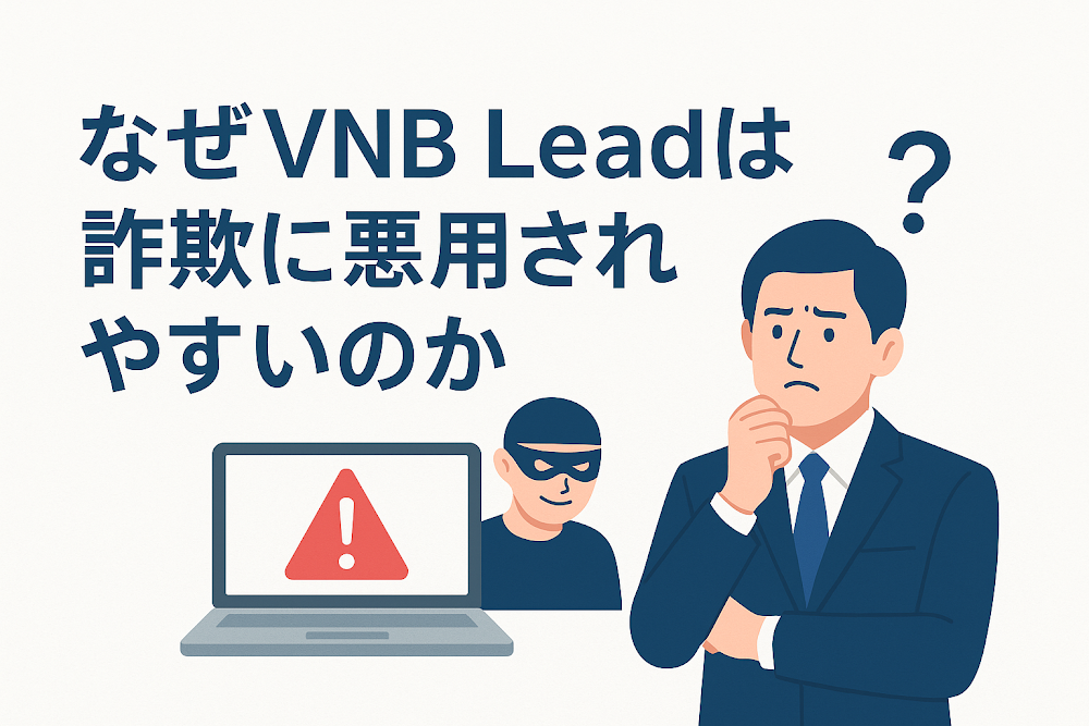 なぜVNB Leadは詐欺に悪用されやすいのか