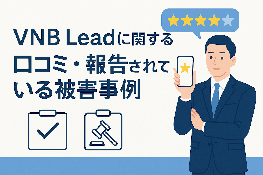 VNB Leadに関する口コミ・報告されている被害事例