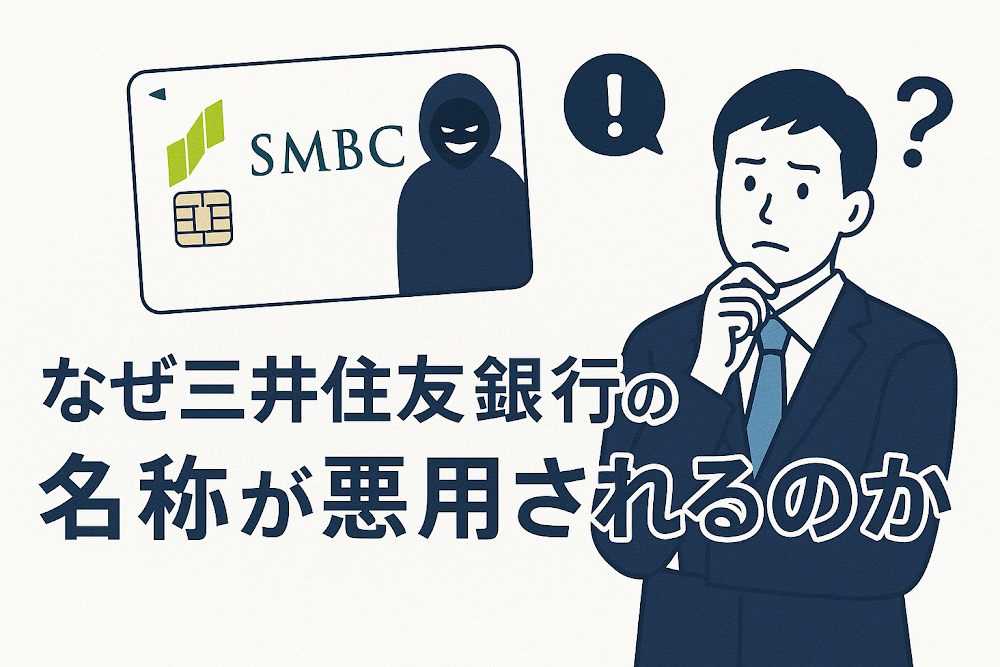 なぜ三井住友銀行の名称が悪用されるのか